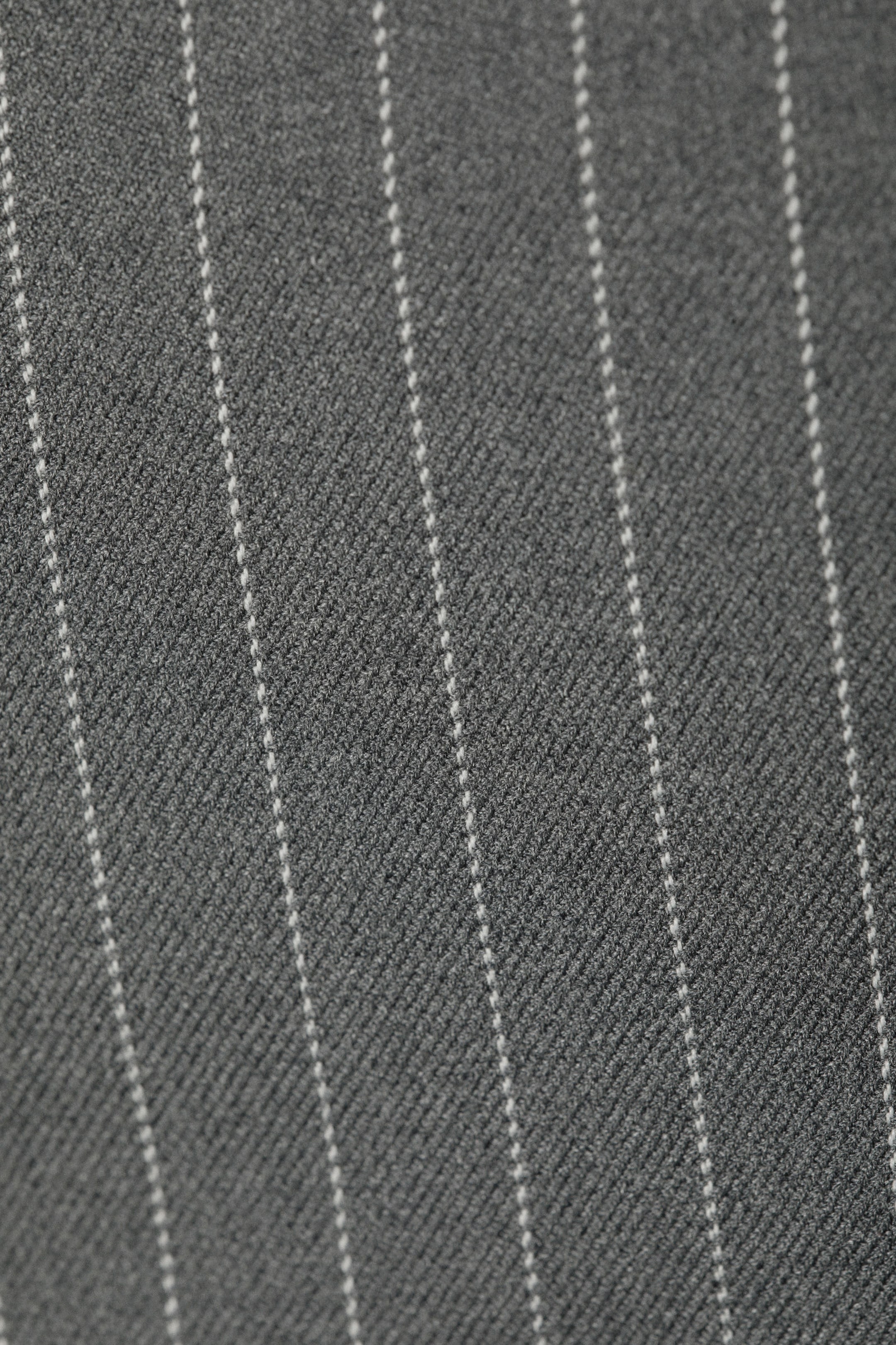 Dark Grey - Pinstripe - A-line mini skirt - 4