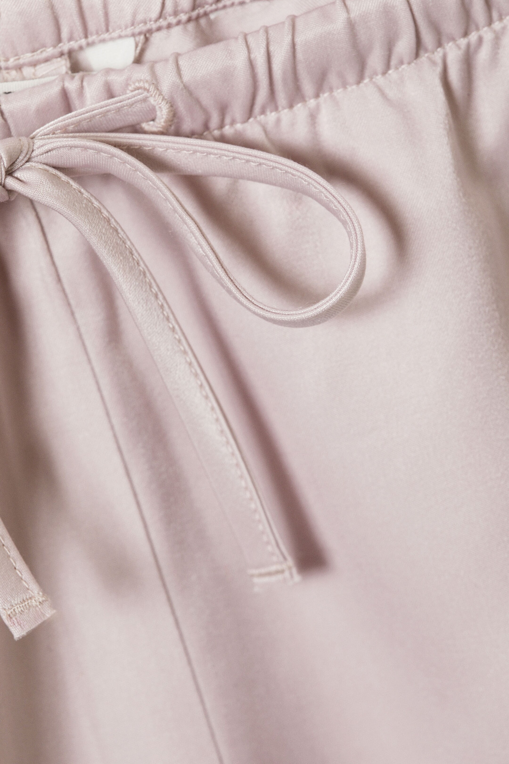 Light Pink - Low-Rise Relaxed Pull-on Trousers - 5