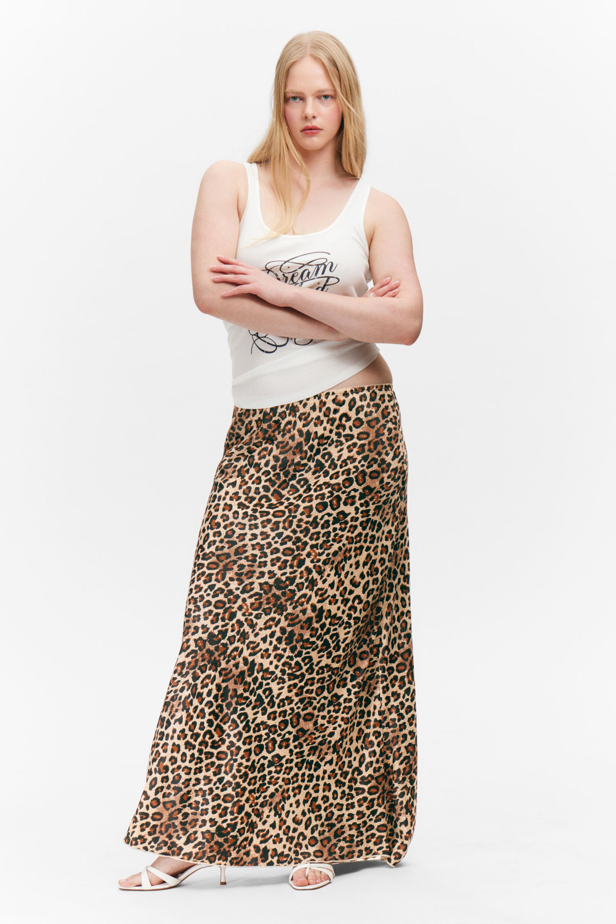 #C8B09A - Low Waist Maxi Skirt - 1