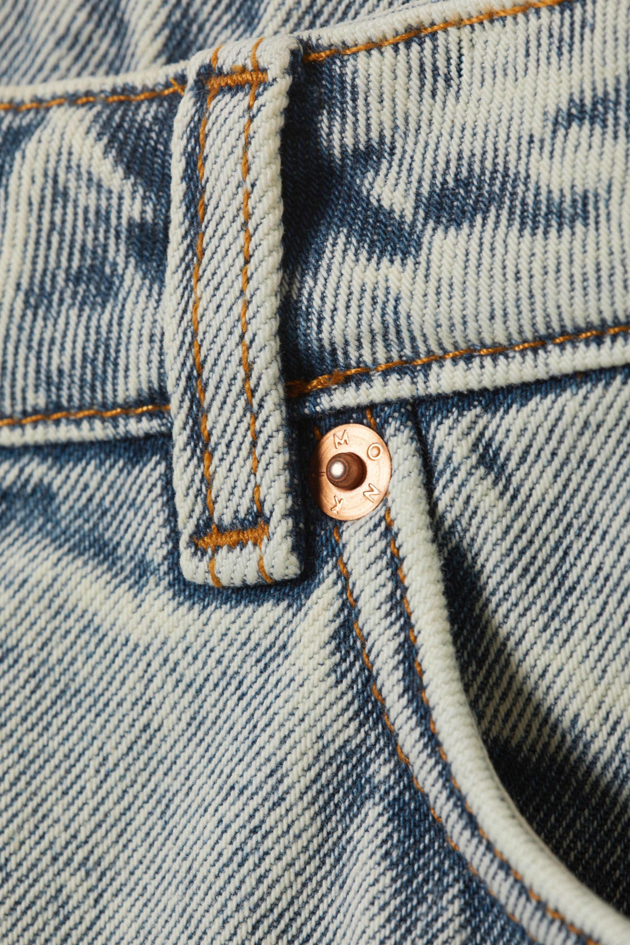 California Blue - Pleated Mini Denim Skirt - 4