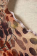 Pink - Leopard-Paisley Pattern - Soft Printed Short-Sleeved T-shirt - 4