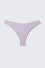 Lilac - Structured Brazilian Cut Bikini Bottoms - 3