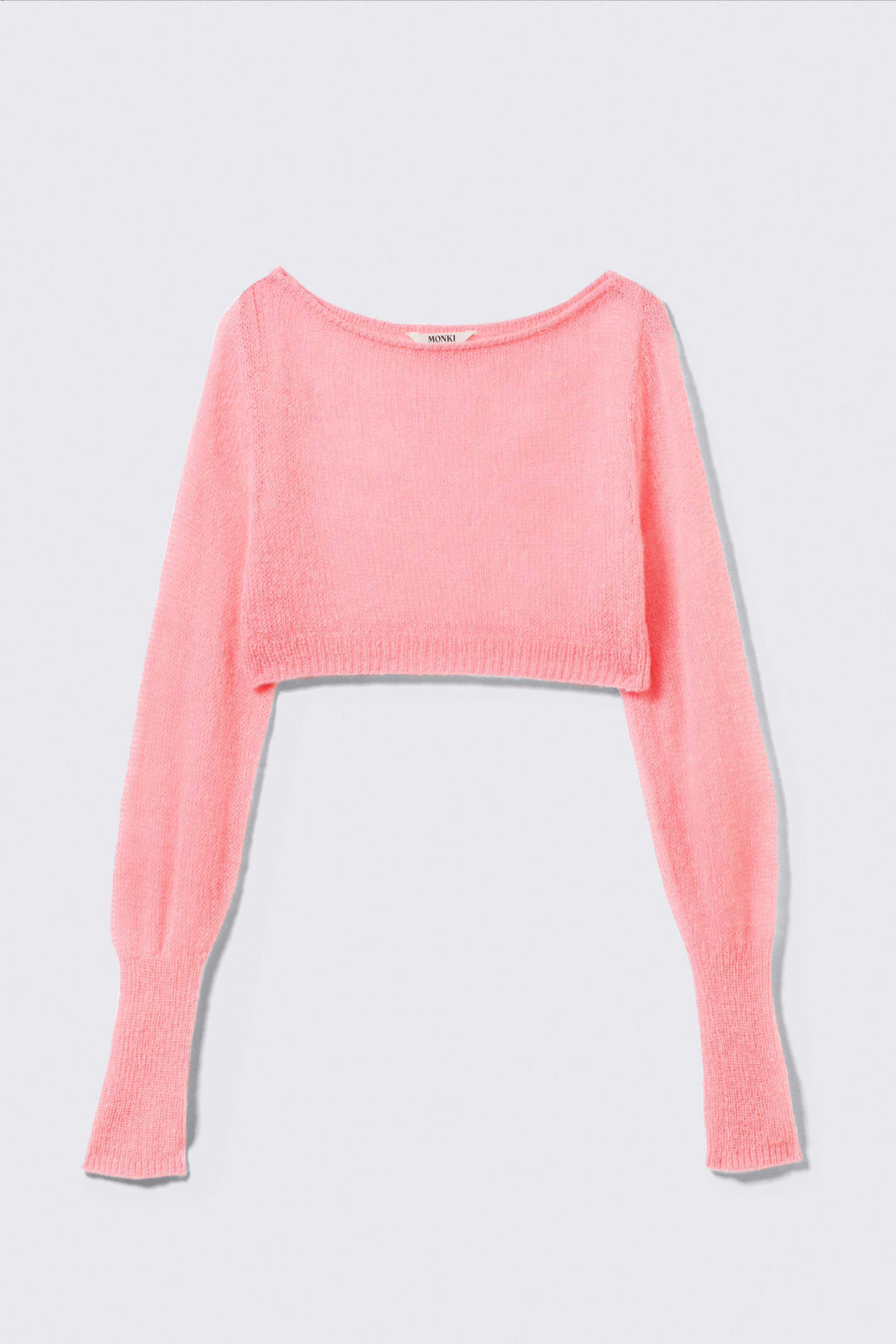Pink - Soft Cropped Pyjama Sweater - 3