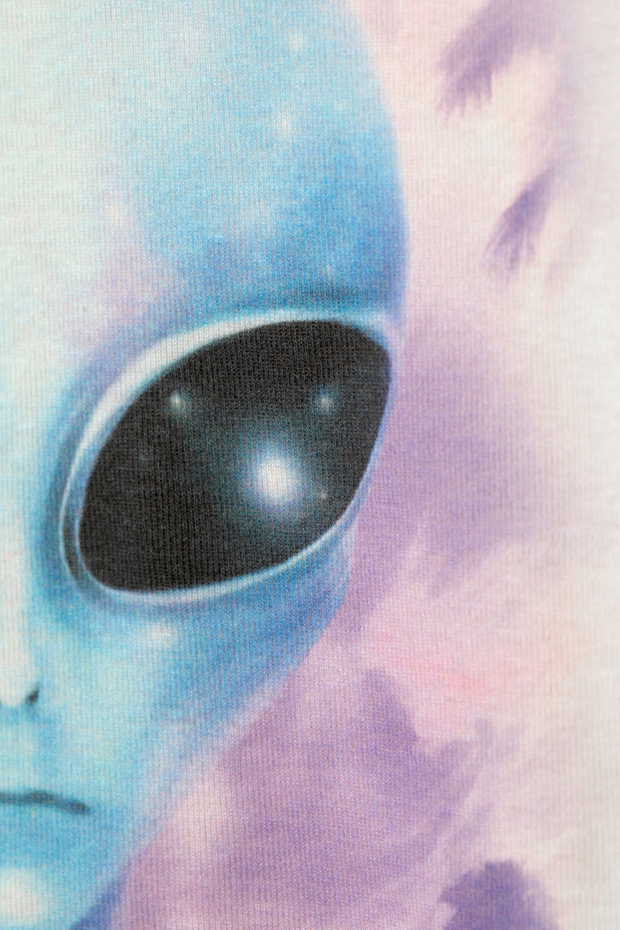 Dusty White - Stardust Shore - Cropped Printed Cotton T-Shirt - 5