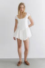 White White - Fit and Flare Mini Dress - 1