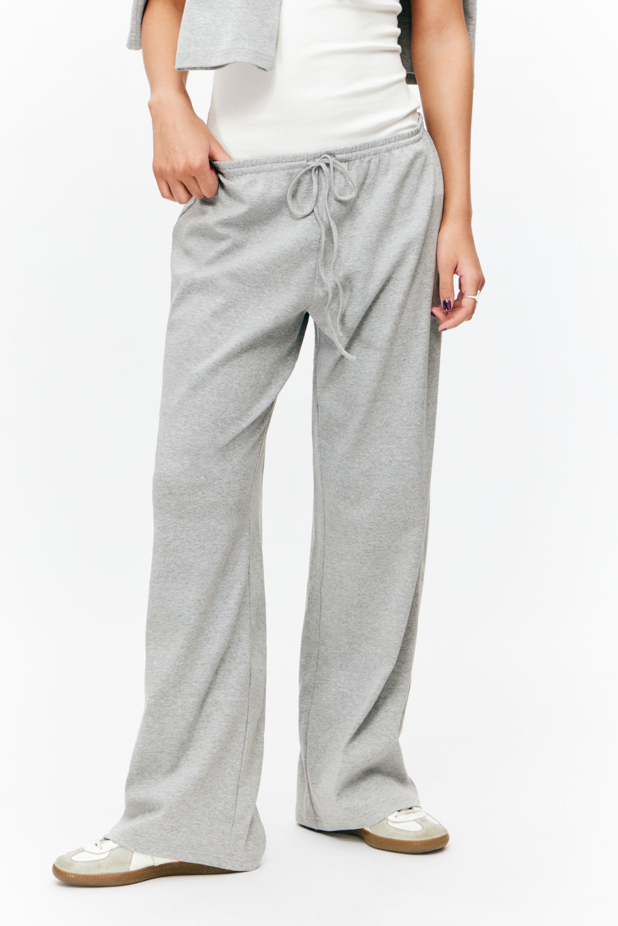 #C0C3C6 - Relaxed Pyjama Trousers - 2