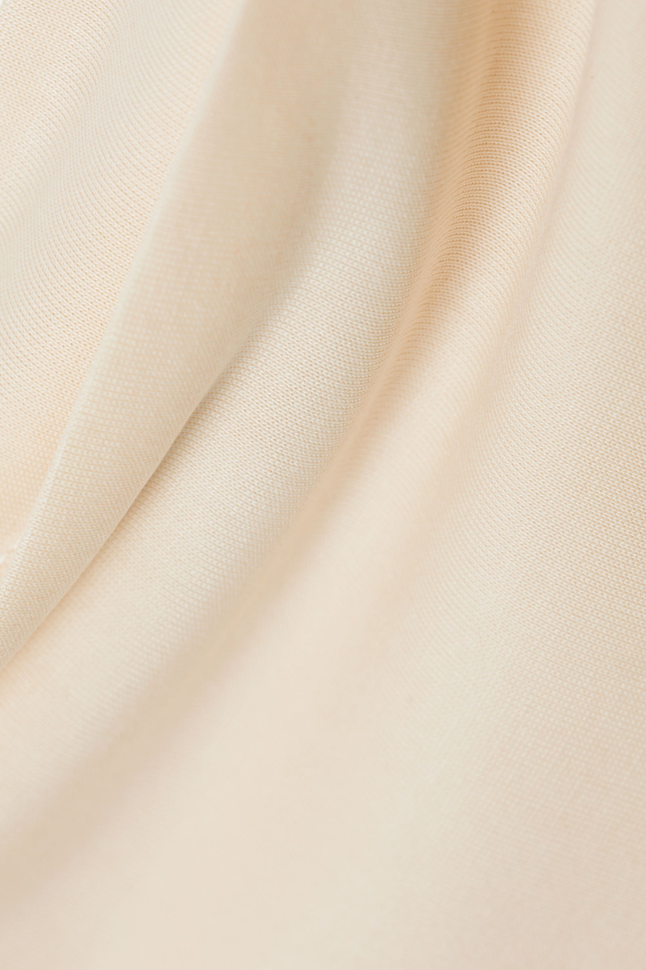 Cream - Super soft sleeveless boatneck top - 4