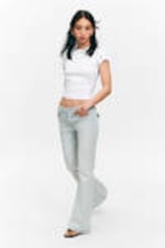 Sky Blue - Light Blue - Cheri Low Waist Flared Jeans - 2