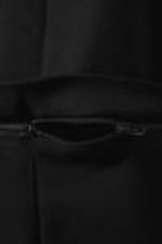 Black - Low Waisted Zip-Off Suit Trousers - 7