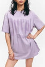 Lilac - Purple Dusk - Oversized Throw-on T-shirt - 1