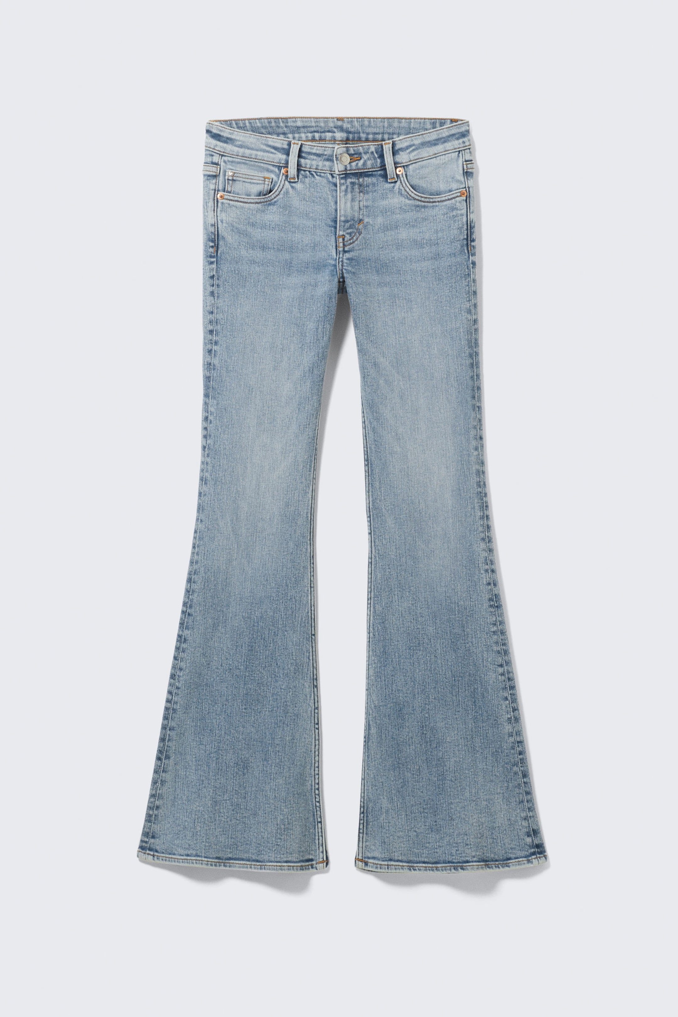 Fresh Blue - Katsumi Low Waist Flared Jeans - 5
