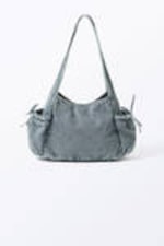 Blue Denim - Rectangular Shoulder Bag - 3