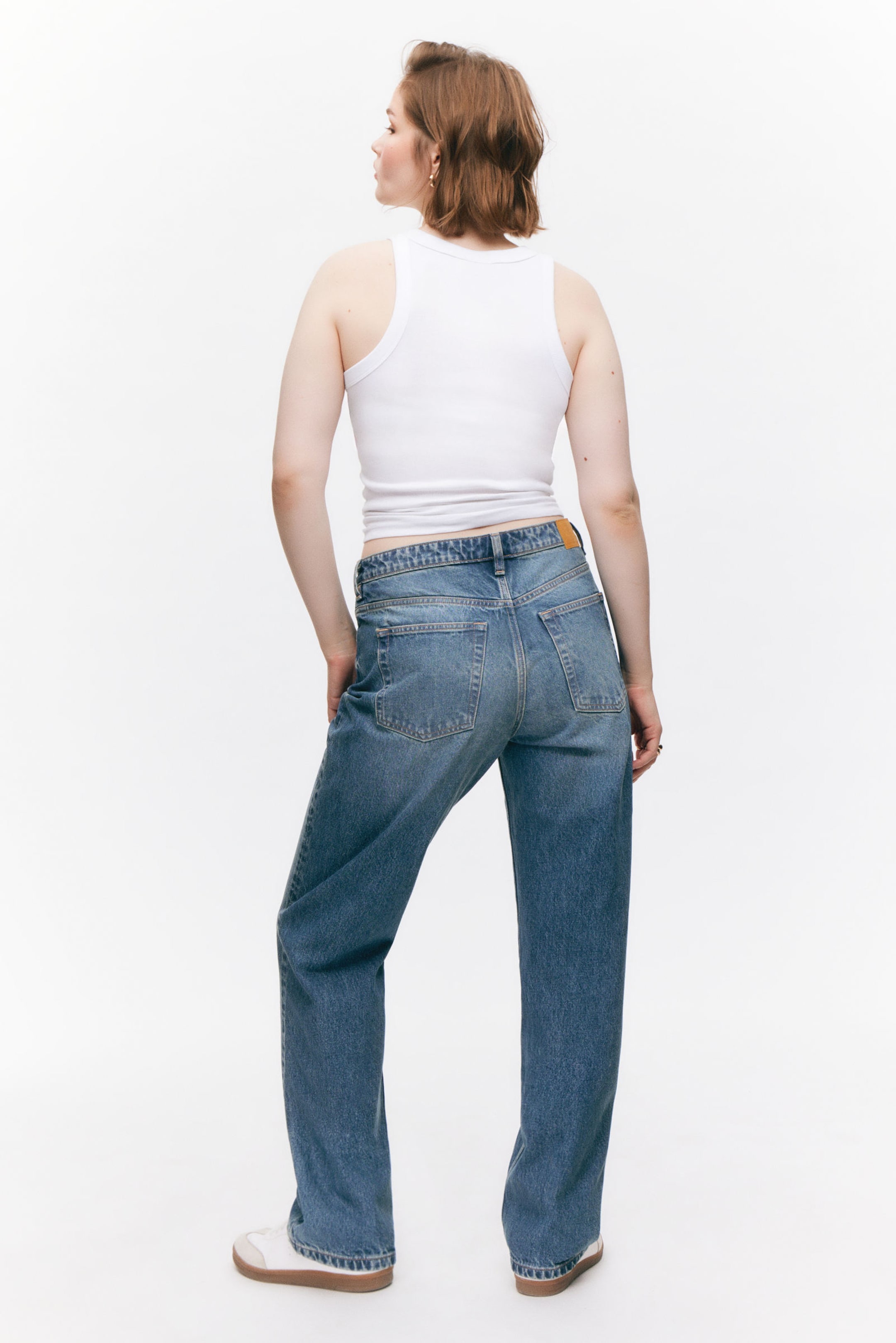 Sunset Blue - Aimo Mid Straight Jeans - 4