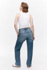 Sunset Blue - Aimo Mid Straight Jeans - 4