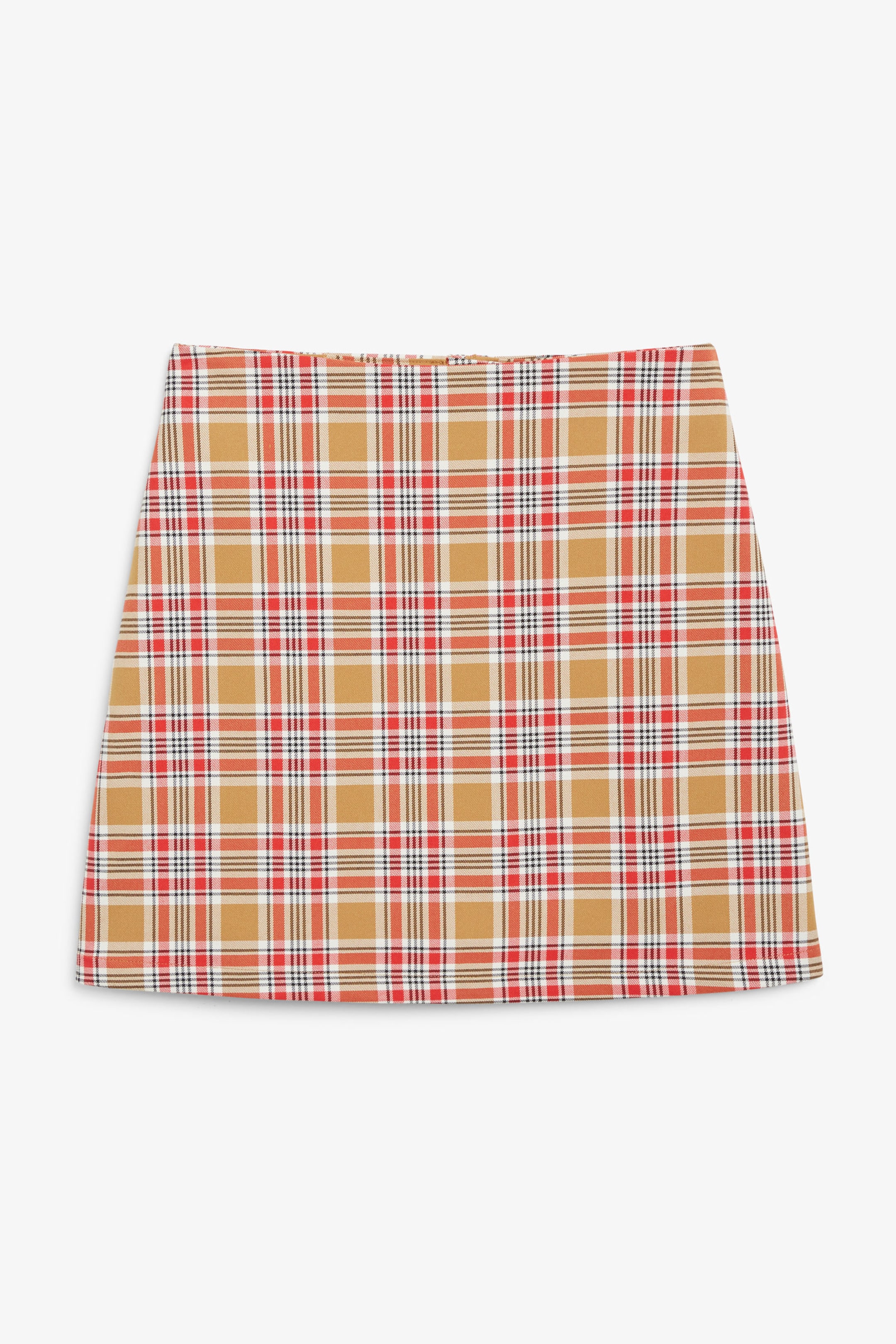 Fudge tartan - A-line mini skirt - 0