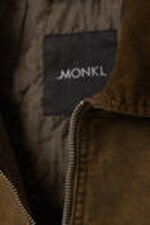 Dark Brown - Padded Cotton Canvas Jacket - 4