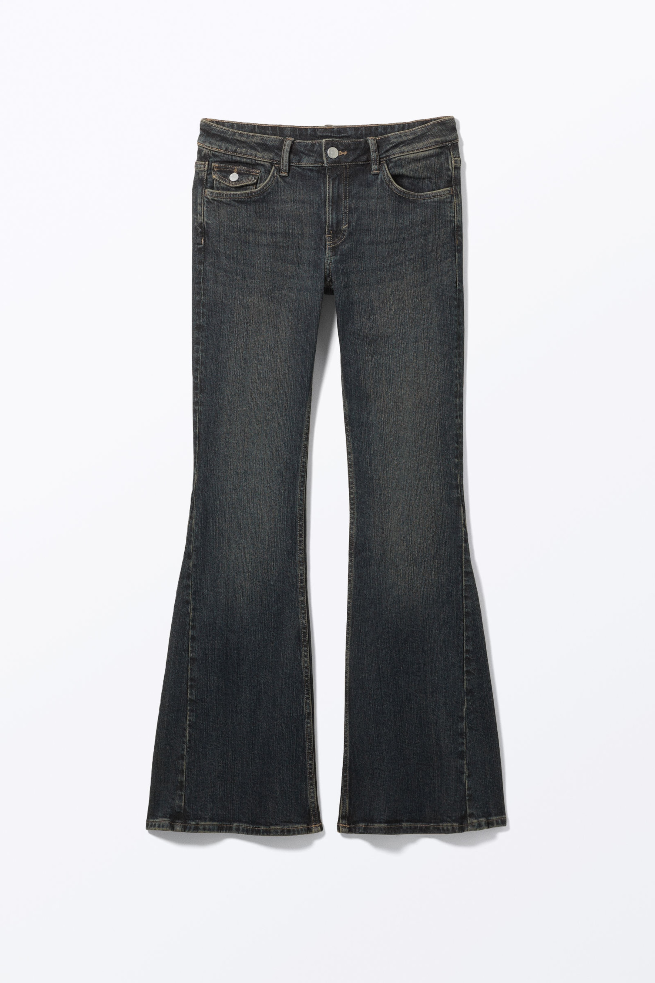 Desert Blue - Cheri Low Waist Flared Jeans - 5