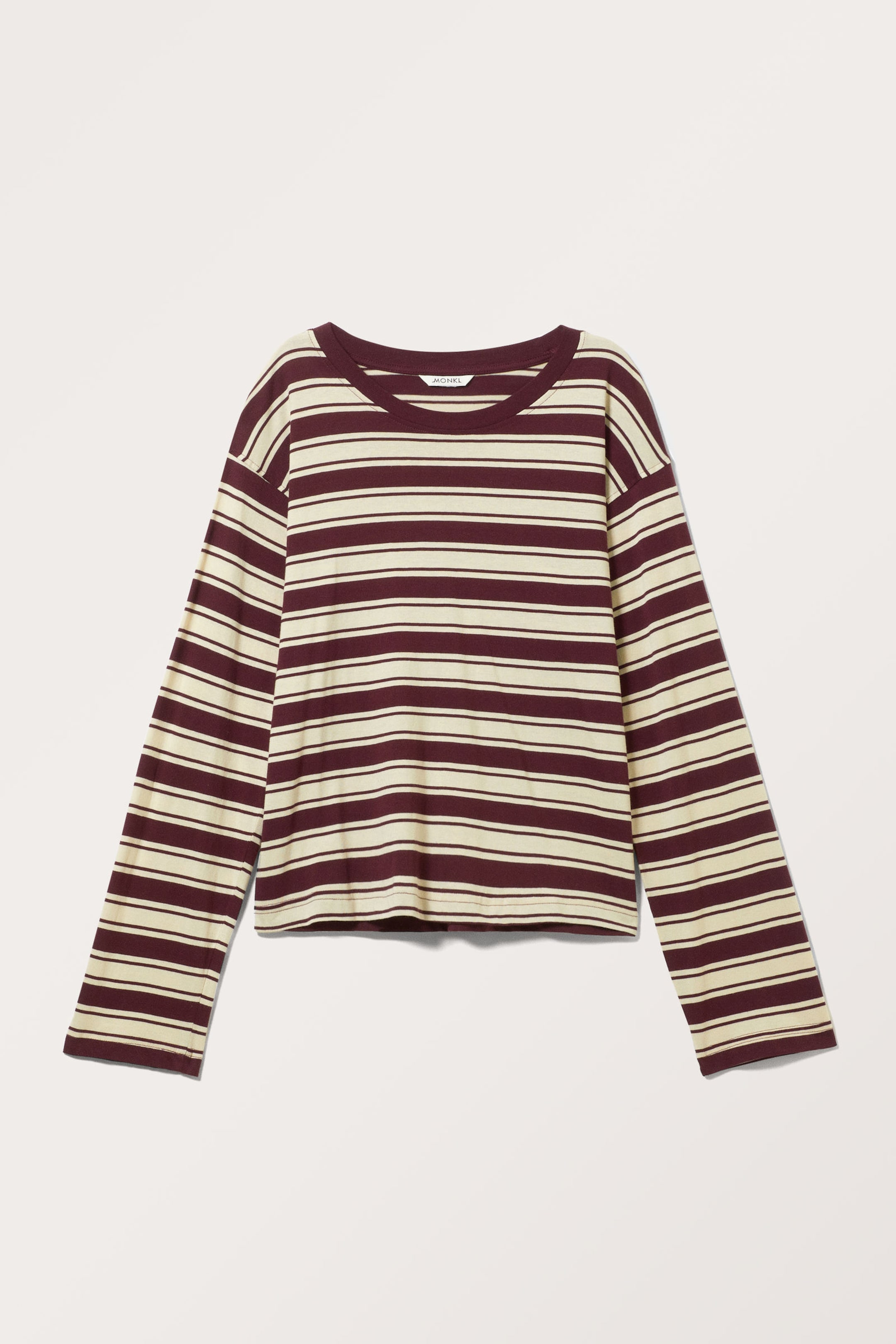 Red & White Stripe - Boxy Sleeve T-Shirt - 3