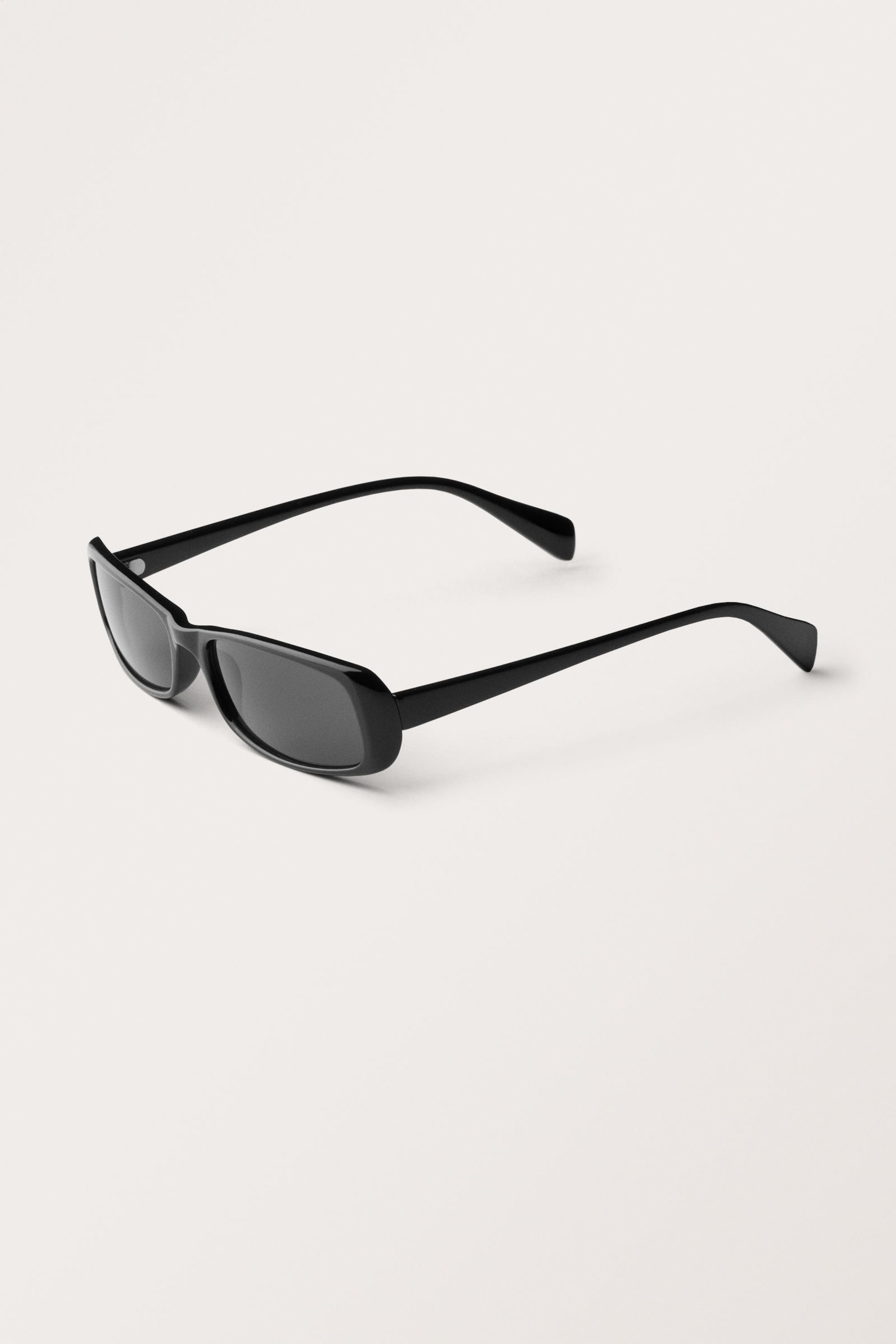 Black - Rectangular Sunglasses - 2