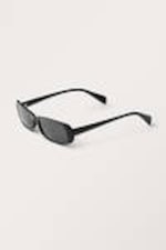 Black - Rectangular Sunglasses - 2