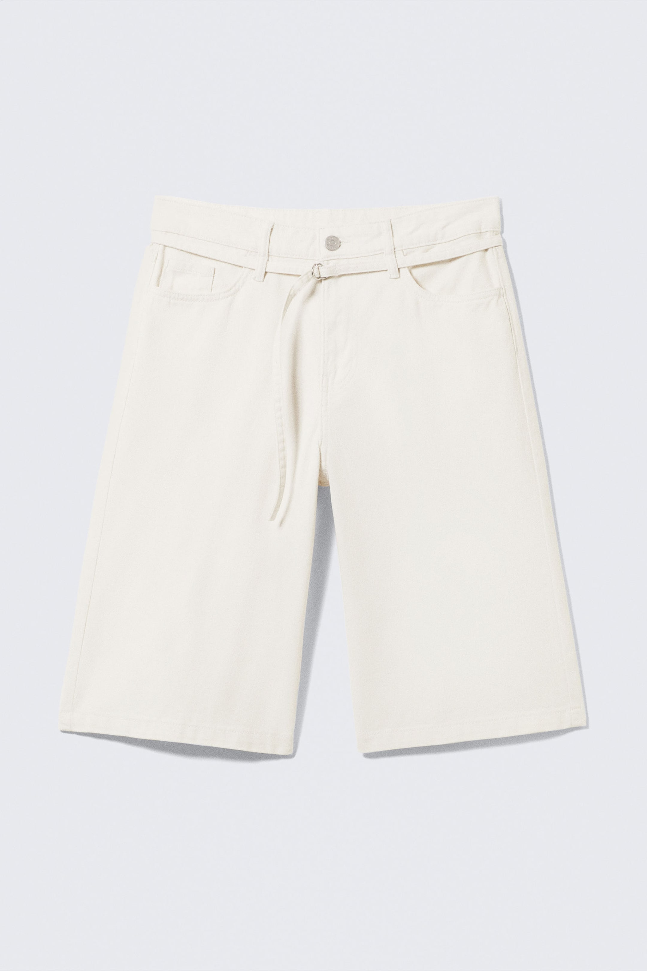 Off-white - Low Rise Cargo Cotton Twill Jorts - 4