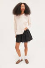 White - Long Sleeve Rugby Polo Top - 0