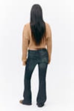 Raven Blue - Dark Blue - Katsumi Low Waist Flared Jeans - 4