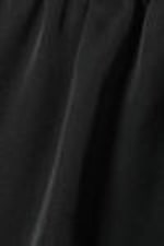 Black - Mini Lace Satin Shorts - 4