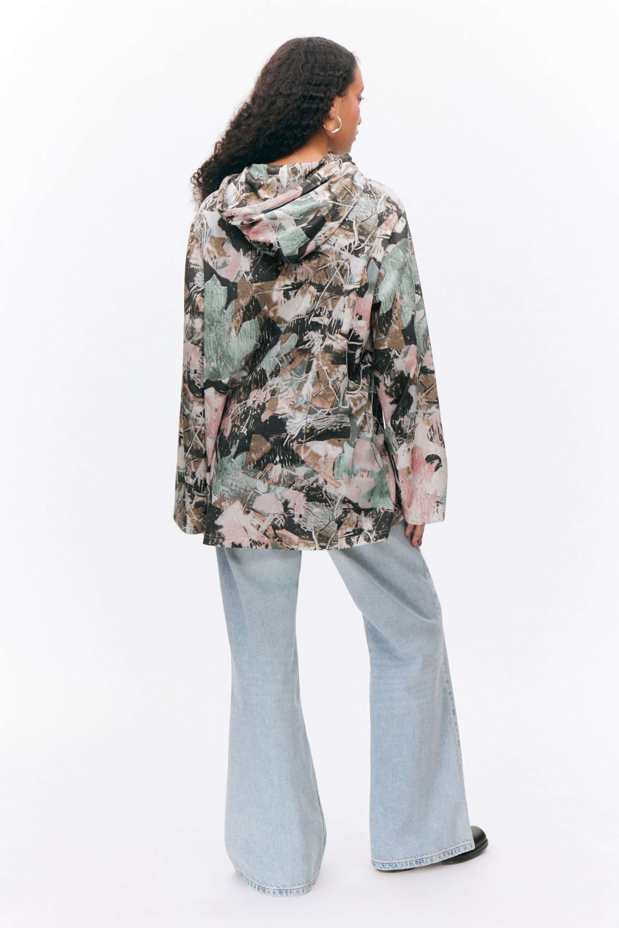 Muted Wild - Oversized Hoodie Mini Dress - 2
