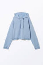 Dusty Blue - Cropped Terry Pyjama Hoodie - 3