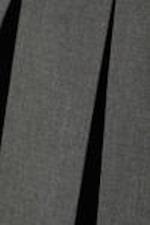 Dark Grey - Low Pleated Mini Skirt - 5