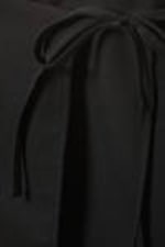 Black - Mini Wrap Skirt - 4