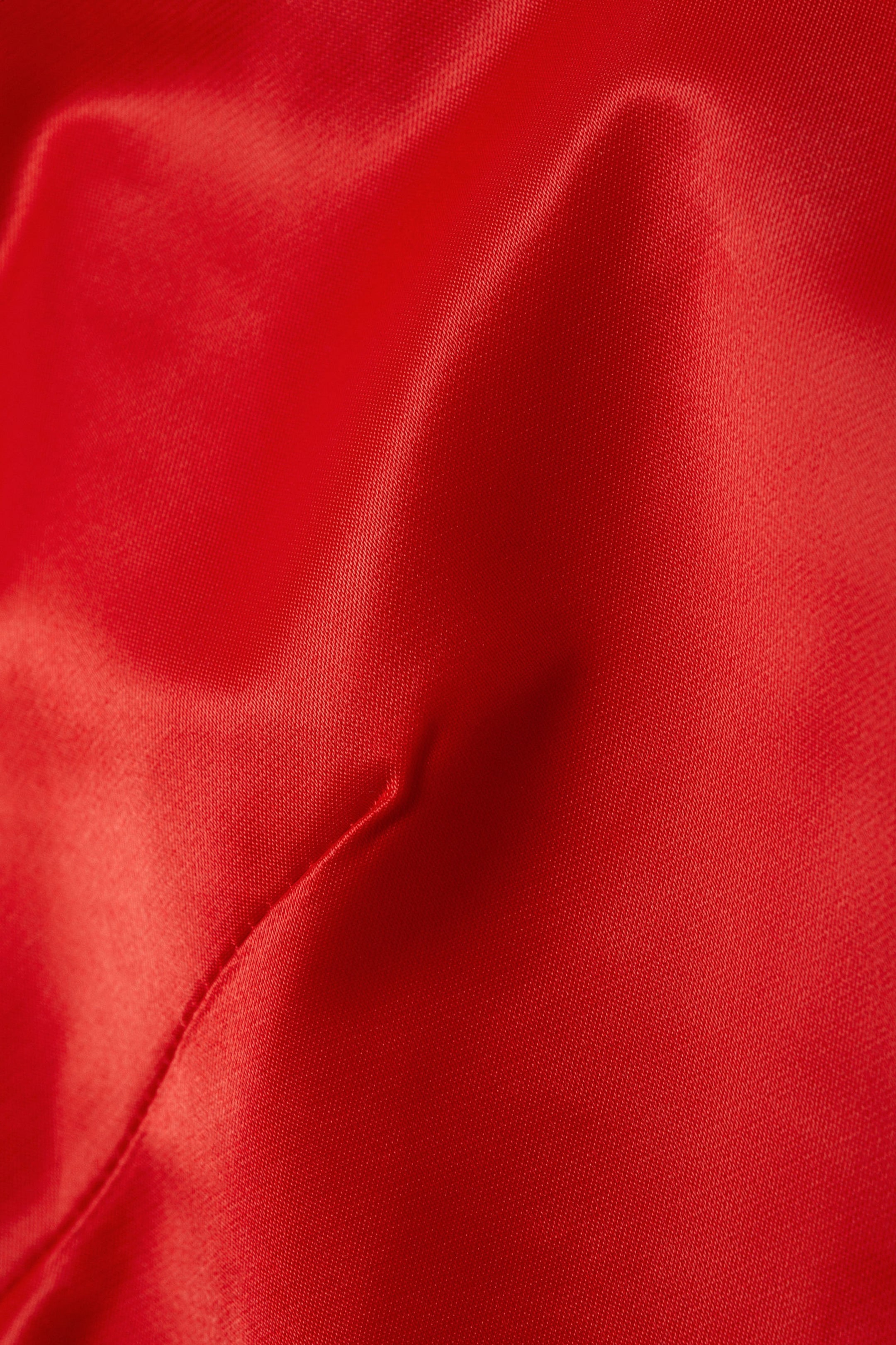 Red - Mini Pinafore Dress - 4