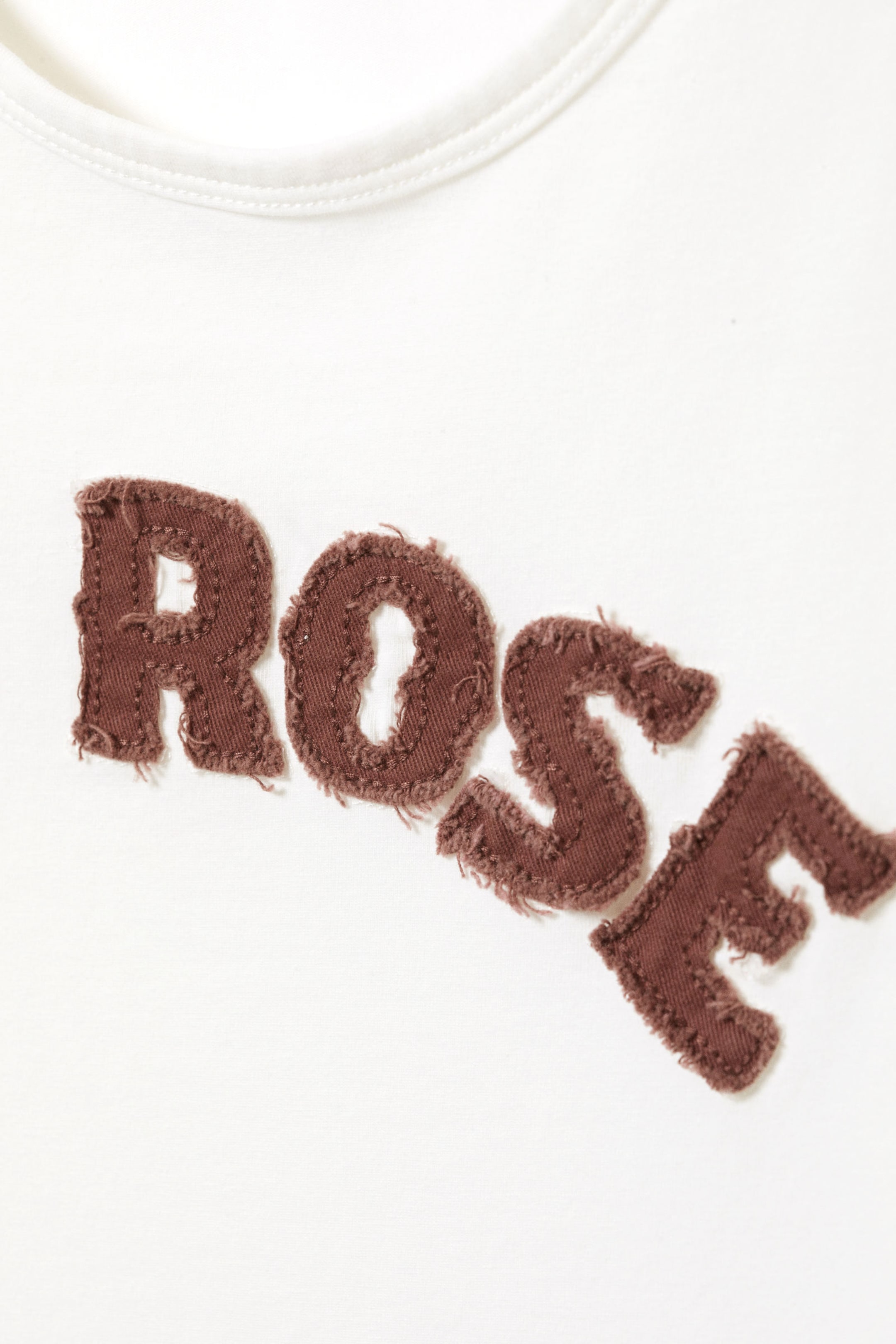 White - My Rose - Cropped t-shirt - 5