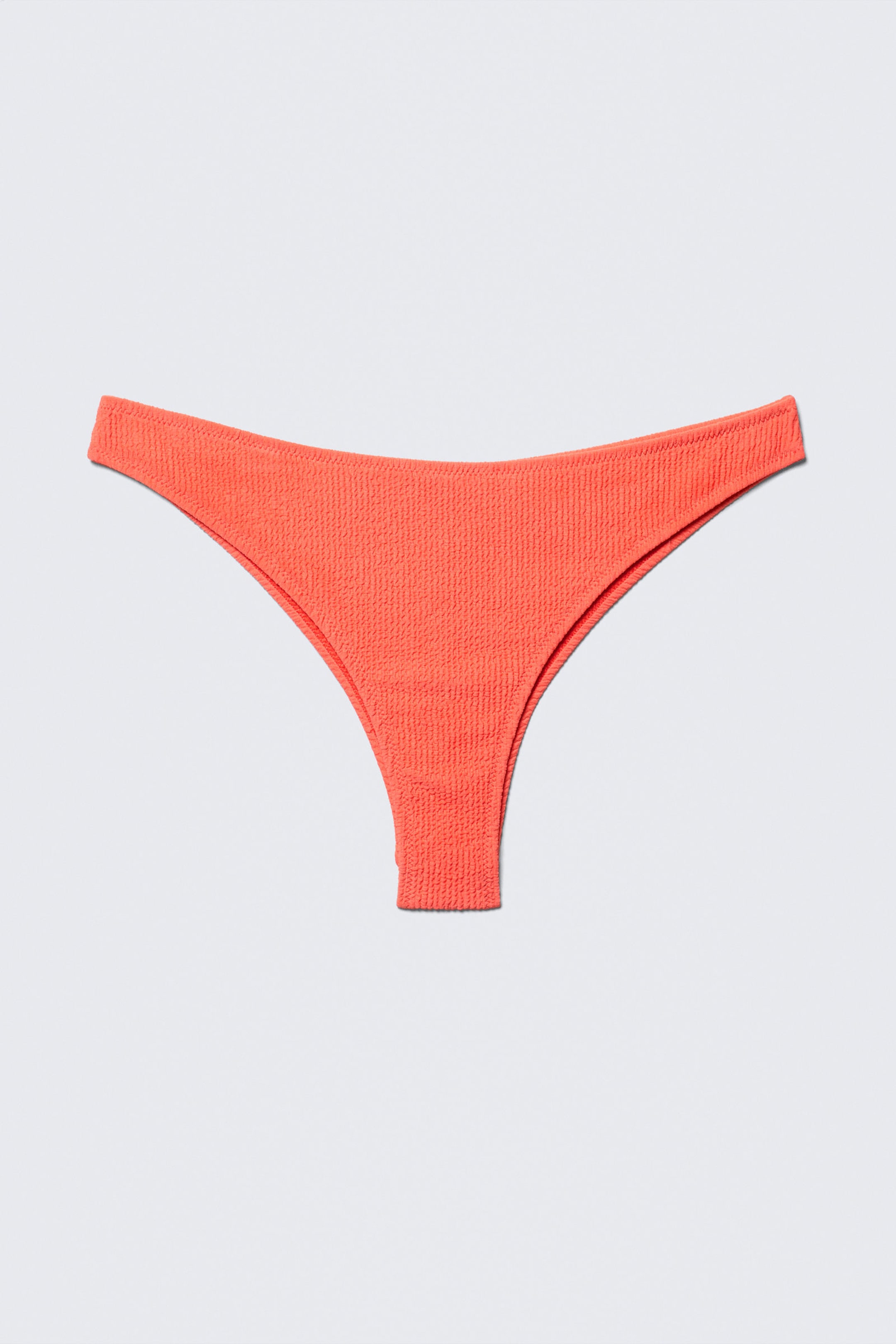 Coral - Structured Brazilian Cut Bikini Bottoms - 3