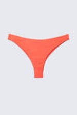 Coral - Structured Brazilian Cut Bikini Bottoms - 3