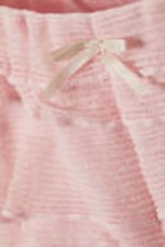 Light Pink - Frilled Lace Mini Shorts - 5