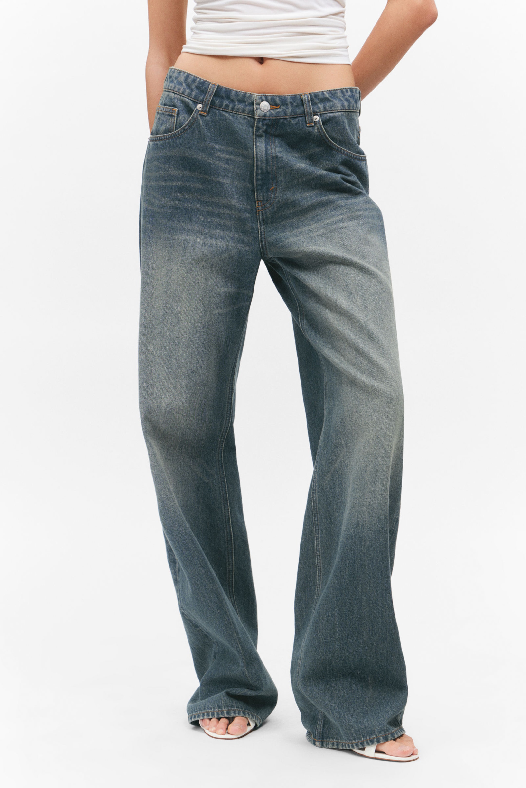 #4C5164 - Naoki Low Loose Jeans - 2