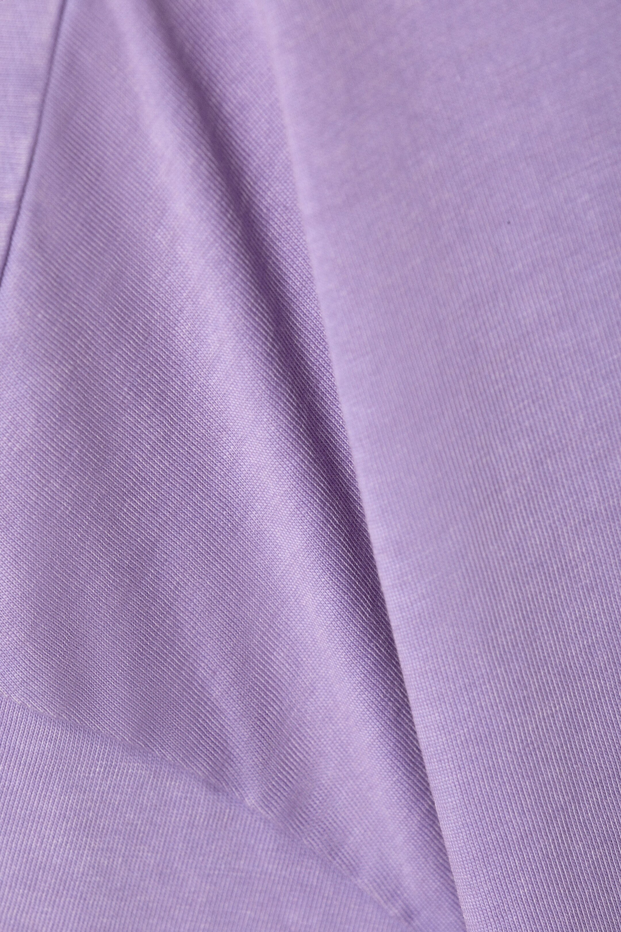 Washed Purple - Oversized Cotton T-shirt - 4
