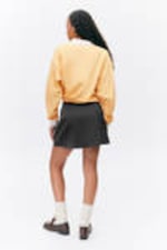 Dark Grey Pinstripe - Mini Wrap Skirt - 2