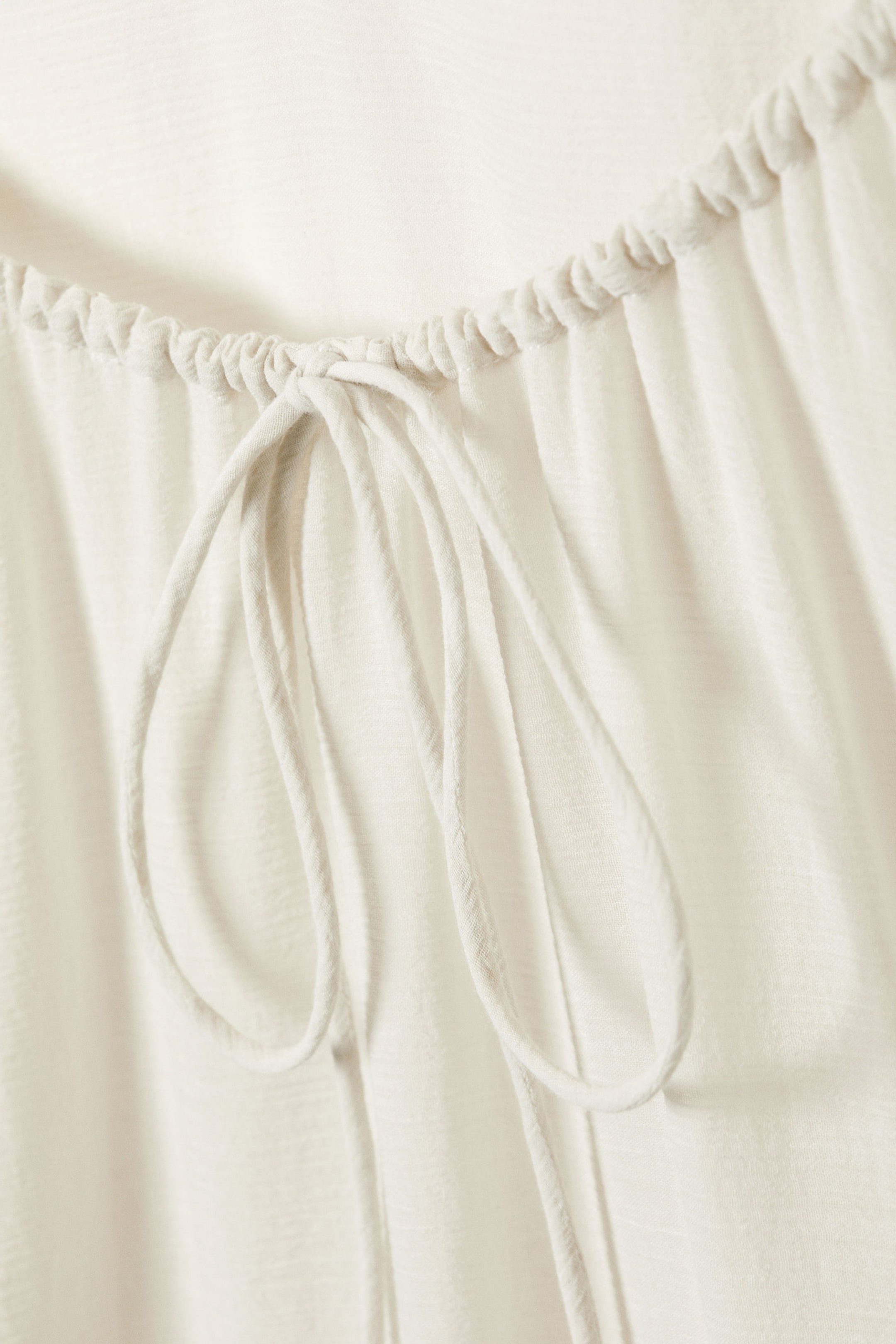 White/Yellow/Brown - Gradient - Tiered Printed Cotton Maxi Dress - 6