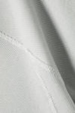 Light Grey - Contrast Stitch Fitted T-Shirt - 4