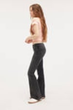 Washed Black - Katsumi Low Waist Flared Jeans - 2