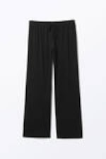 Black - Relaxed Pyjama Trousers - 3