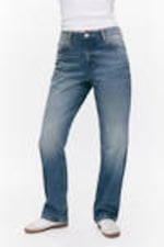 Sunset Blue - Aimo Mid Straight Jeans - 1
