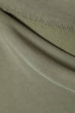 Khaki Green - Super soft sleeveless boatneck top - 4