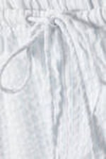 White - Blue Stripes - Low-Rise Relaxed Pull-on Trousers - 5