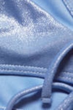 Blue Glitter - Strappy Glitter Bikini Bottoms - 4