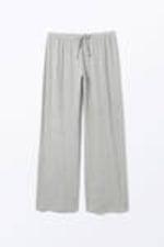 Grey Melange - Relaxed Pyjama Trousers - 3