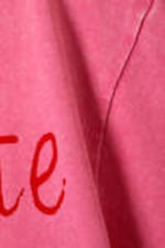 Washed Pink La Baguette - Oversized Throw-on T-shirt - 1